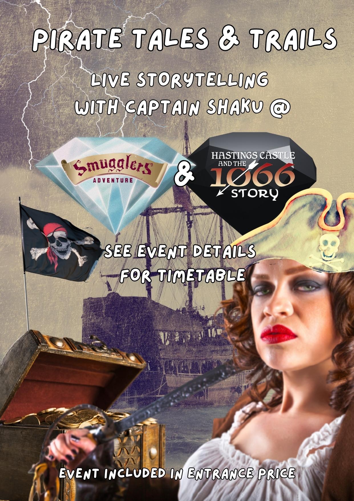 Hastings Pirate Weekender 2023 at Smugglers Adventure & Hastings Castle ...